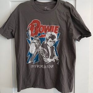 Never Worn XL David Bowie 1972 World Tour Tee
